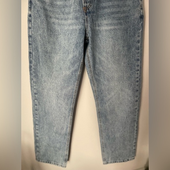 Princess Polly Asymmetric Waist Button Fly Straight Leg Jeans Size 6 - Picture 10 of 11